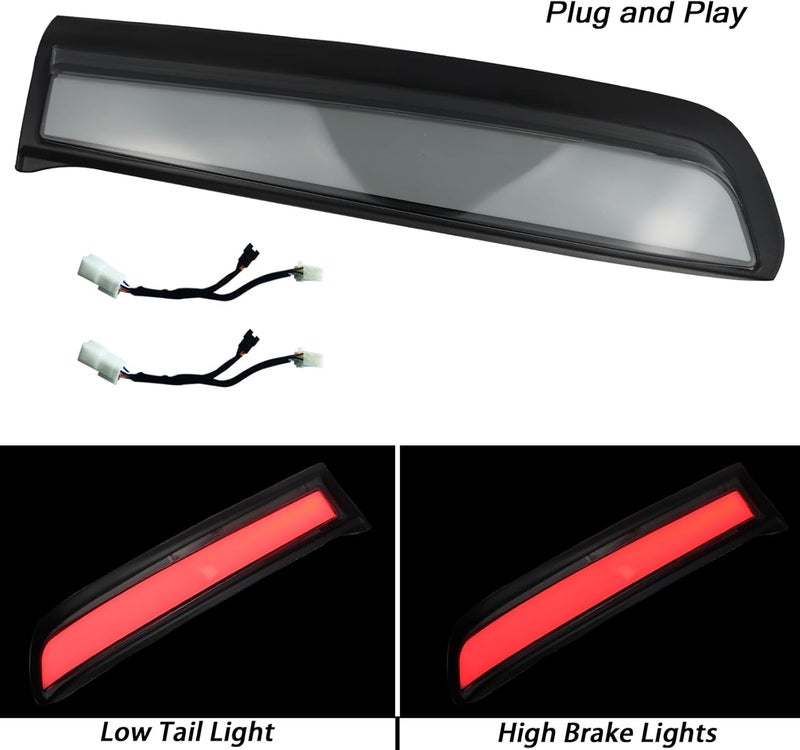 BINQIGOO LED Rear Trunk Pillar Tail Light DRL Turn Signal Brake Lamp Compatible with Toyota 4Runner 2014-2022 Limited TRD OFF Sport - Image 2